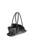 The Attico La Passeggiata Croc Embossed Leather Tote Bag