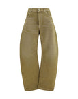 The Attico Color Denim Jeans - Brown