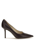 Jimmy Choo Leather Love Pumps - Dark Brown