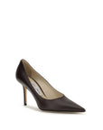 Jimmy Choo Leather Love Pumps - Dark Brown