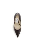 Jimmy Choo Leather Love Pumps - Dark Brown