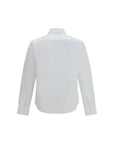 Prada Cotton Logo Patch Shirt - White