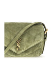 Saint Laurent Suede Small LouLou Shoulder Bag - Moss Green/Olive