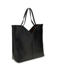 Saint Laurent Leather Large Y Tote Bag - Black