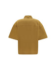 Saint Laurent Cotton Cassandre Polo Shirt - Multicolor/Mustard