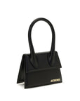 Jacquemus Leather Le Chiquito Medium Bag - Black