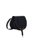Chloé Leather Marcie Small Shoulder Bag - Black