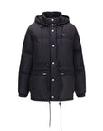Prada Re-Nylon Padded Down Parka - Black