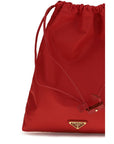 Prada Wish Re-Nylon Pouch Bag - Red