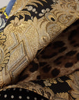 Dolce & Gabbana Double-Breasted Gallery Jacquard Blazer