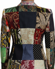 Dolce & Gabbana Double-Breasted Gallery Jacquard Blazer