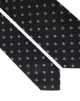 Dolce & Gabbana Geometric Slim Suit Tie - Black