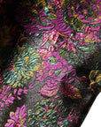 Dolce & Gabbana Brocade Floral Winged Shoulder Blazer