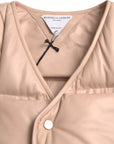 Bottega Veneta Quilted Leather Sleeveless Jacket & Vest - Beige