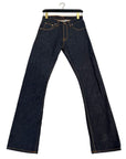 Nudie Jeans Indigo Blue Straight Leg Slight Flare Denim Jeans - Made In Italy