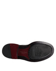 Dolce & Gabbana Brown Leather Derby Wingtip Dress Shoes
