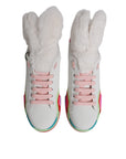 Dolce & Gabbana Colorblock Low Top Leather Sneakers