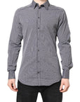 Dolce & Gabbana Black & White Striped Shirt