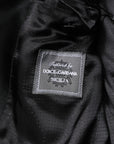Dolce & Gabbana Sicilia Sequin Embellished Blazer - Purple