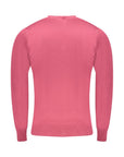 Cavalli Class Vintage Red Fitted Sweater