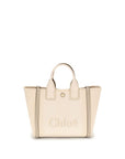 Chloé Top Handle Canvas Tote Bag