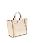 Chloé Top Handle Canvas Tote Bag