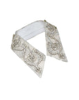 Gucci Removable Embellished Collar White Cotton Shirt