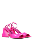 The Attico Piper Heeled Sandals - Fuchsia Pink