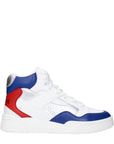Celine White Leather High Top Sneakers