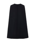 Gucci Black Cape Wool Dress