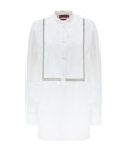 Gucci Embellished White Cotton Shirt