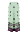 Gucci Silk Mint Wide Leg Baggy Palazzo Pants