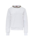 Gucci Crystal Embellished Collar Sweatshirt