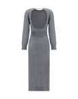 Givenchy Cashmere Open Back Midi Dress