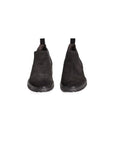 Roberto Pepe Luxury Suede Leather Chelsea Boots - Black - Made In Italy