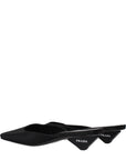 Prada Black Satin Mules