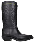Christian Dior Black Rubber Low Heel Boots