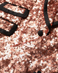 Dolce & Gabbana Pink Sequin Sicilia Suit Blazer