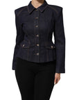 Dolce & Gabbana Single-Breasted Denim Blazer