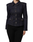 Dolce & Gabbana Single-Breasted Denim Blazer