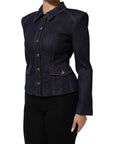 Dolce & Gabbana Single-Breasted Denim Blazer