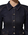 Dolce & Gabbana Single-Breasted Denim Blazer