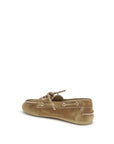 Miu Miu Suede Leather Boat Shoes