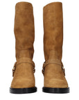Chloé Suede Leather Heeled Ankle Boots