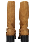 Chloé Suede Leather Heeled Ankle Boots