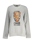 Cavalli Class Leopard Sweatshirt - Gray/Grey