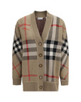 Burberry Checkered Longline Cardigan