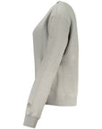 North Sails Logo Cotton Sweatshirt - Marle Gray/Grey - Made In Italy