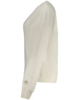 North Sails Logo Cotton Sweatshirt - White - Made In Italy