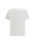 Balmain Logo White Cotton T-Shirt